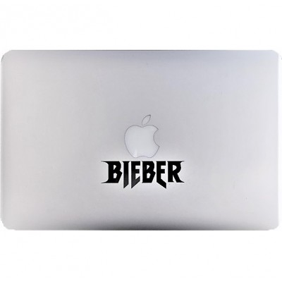 Bieber Macbook Sticker